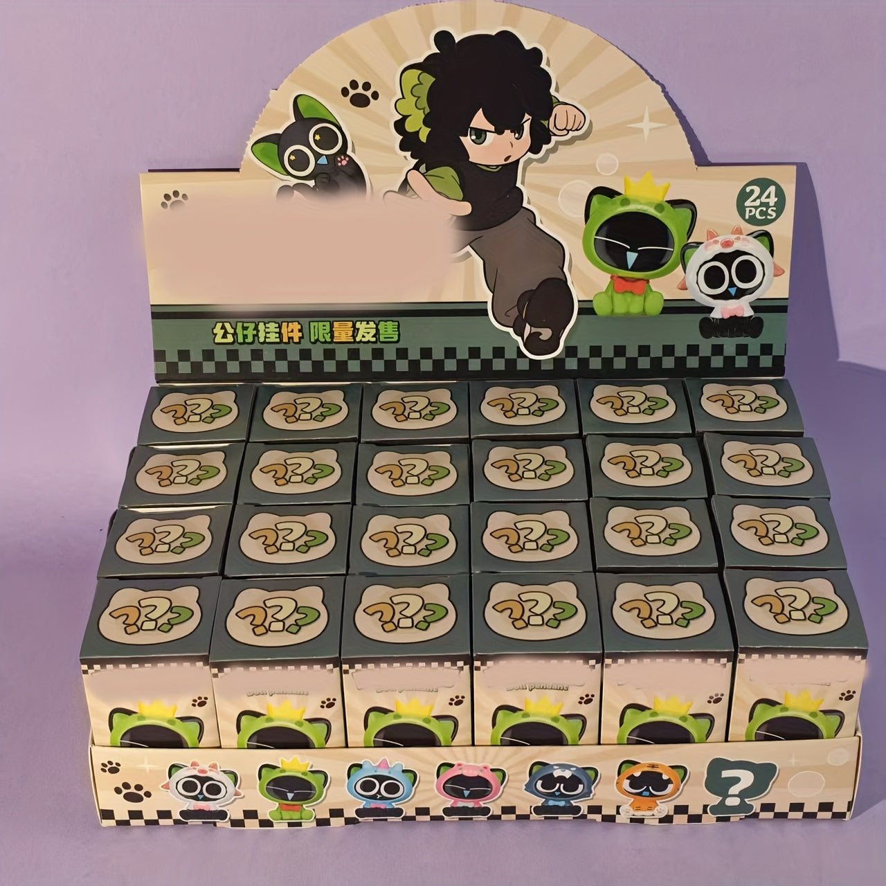 48 Anime Mystery Blind Box Figures - Surprise Collectibles with Movable Dolls