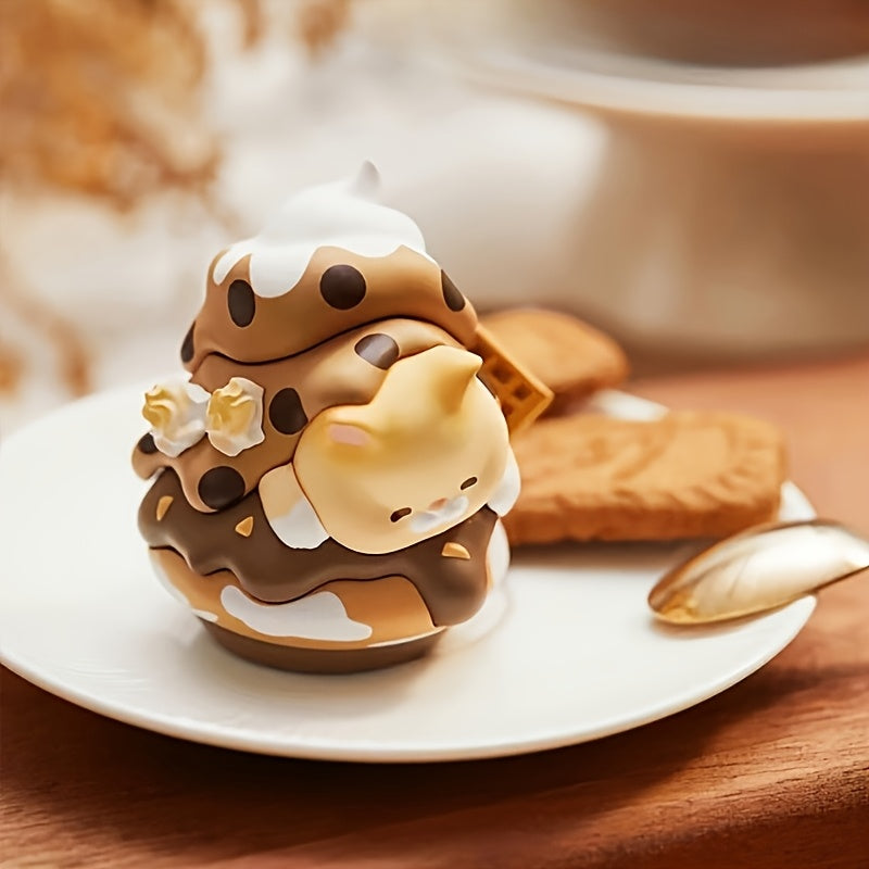 Choose 6 Regular Styles And 2 Hidden Multi-Color Delightful Dessert Afternoon Tea Cat Series at Random