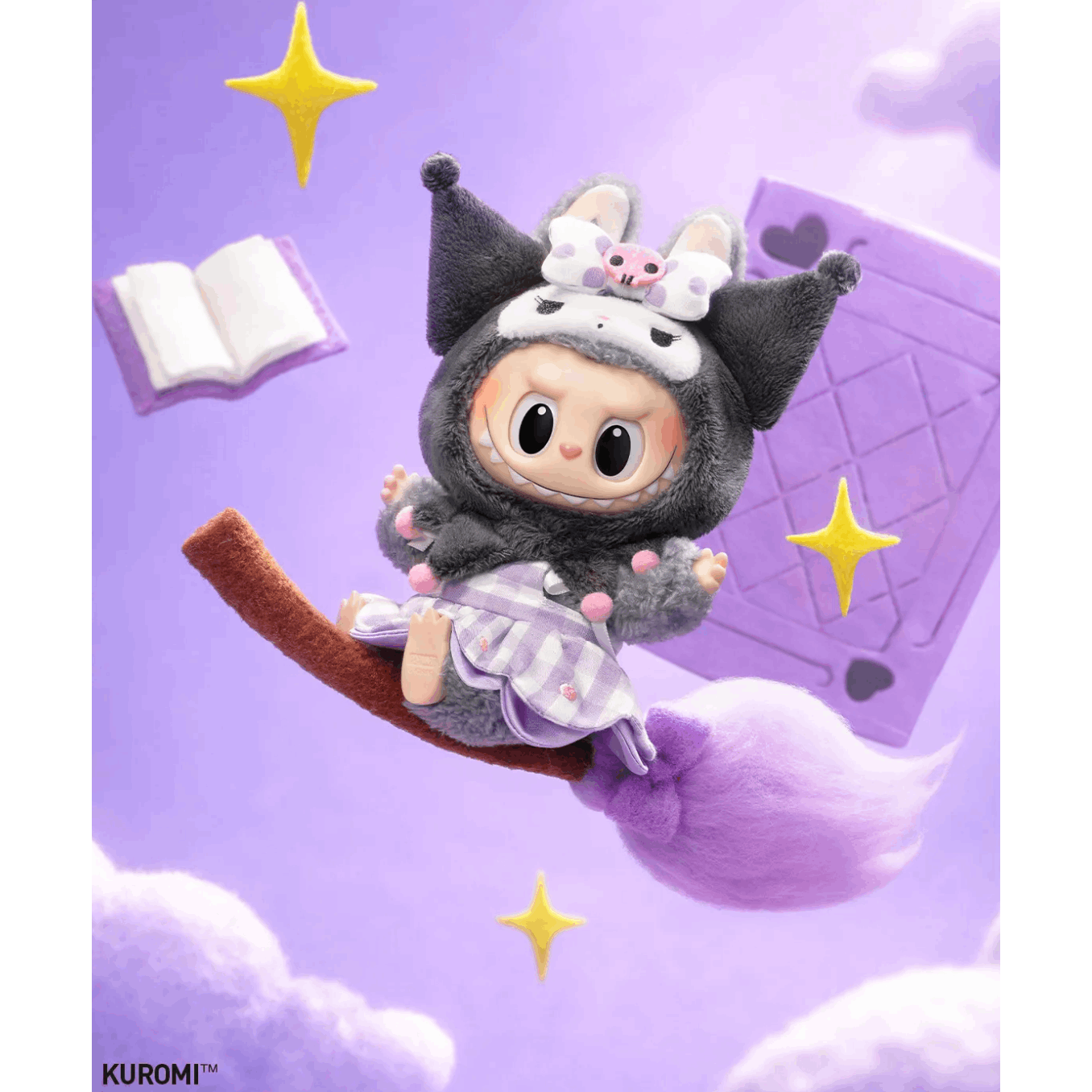 POP MART THE MONSTERS × Hello Kitty and Friends LABUBU Vinyl Plush Keychain 1pc Blind Box Cute Kawaii Sanrio Bag Pendant Blind Box