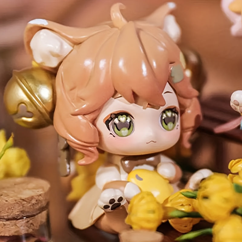 1pc of The Cat Ni Zai Zai Office Series Blind Box, Authentic, Trendy Collectible Figure, Doll