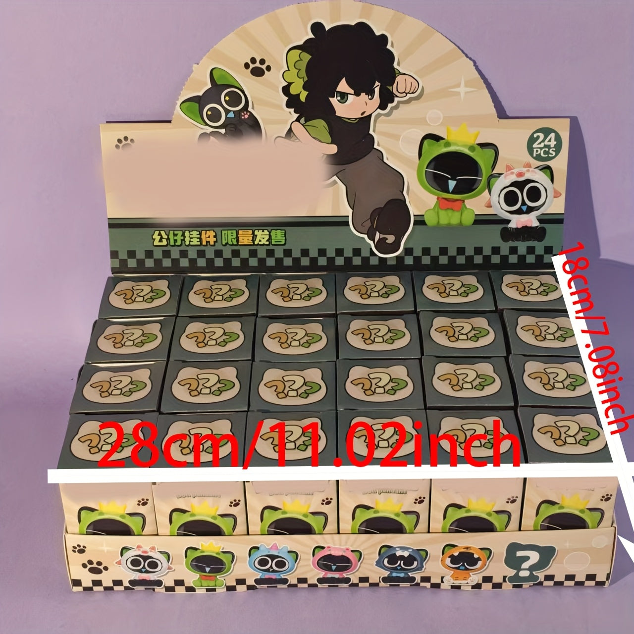 48 Anime Mystery Blind Box Figures - Surprise Collectibles with Movable Dolls