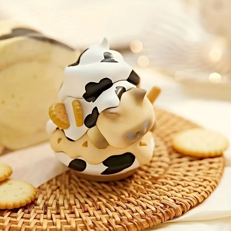 Choose 6 Regular Styles And 2 Hidden Multi-Color Delightful Dessert Afternoon Tea Cat Series at Random