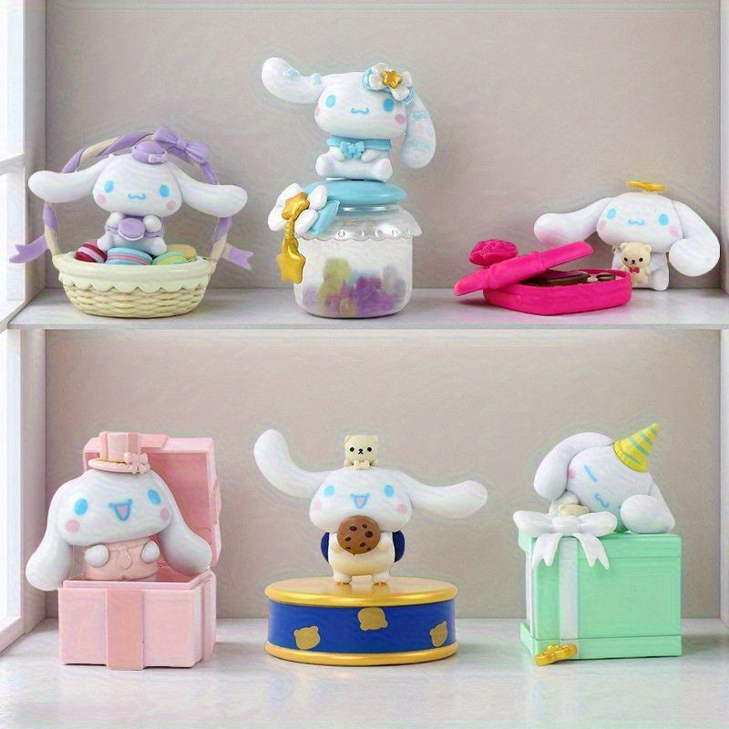 Y2K Sanrio Cinnamoroll Pastel Dessert Themed Surprise Figurine Birthday Party Decorations