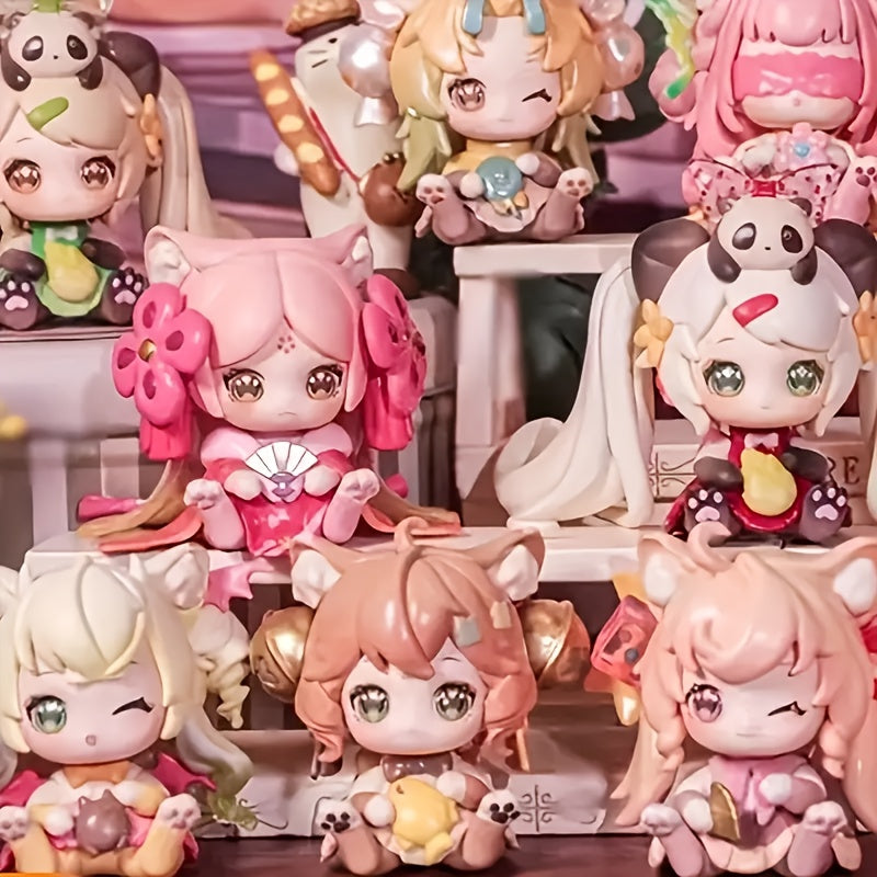 1pc of The Cat Ni Zai Zai Office Series Blind Box, Authentic, Trendy Collectible Figure, Doll